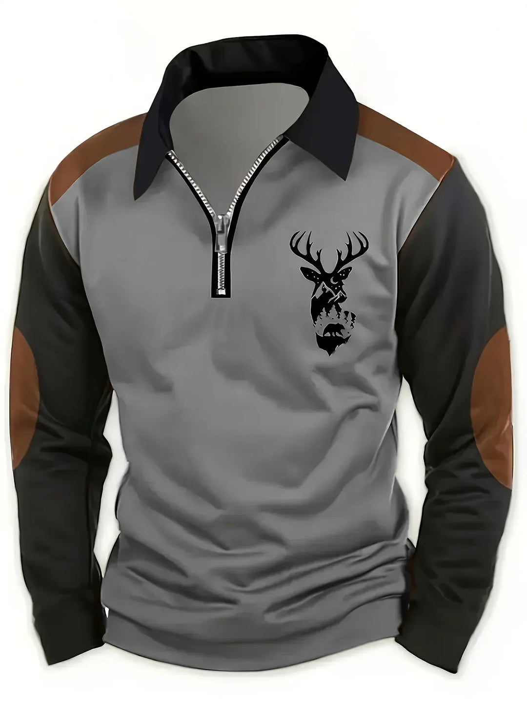 REUBEN | CLASSIC DEER QUARTER-ZIP PULLOVER