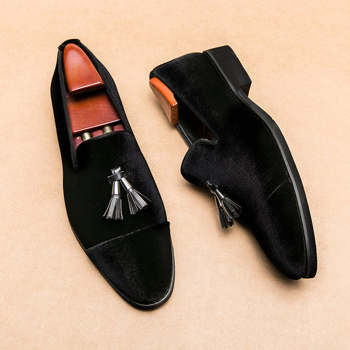 FELIX | CLASSIC VELVET TASSEL LOAFERS