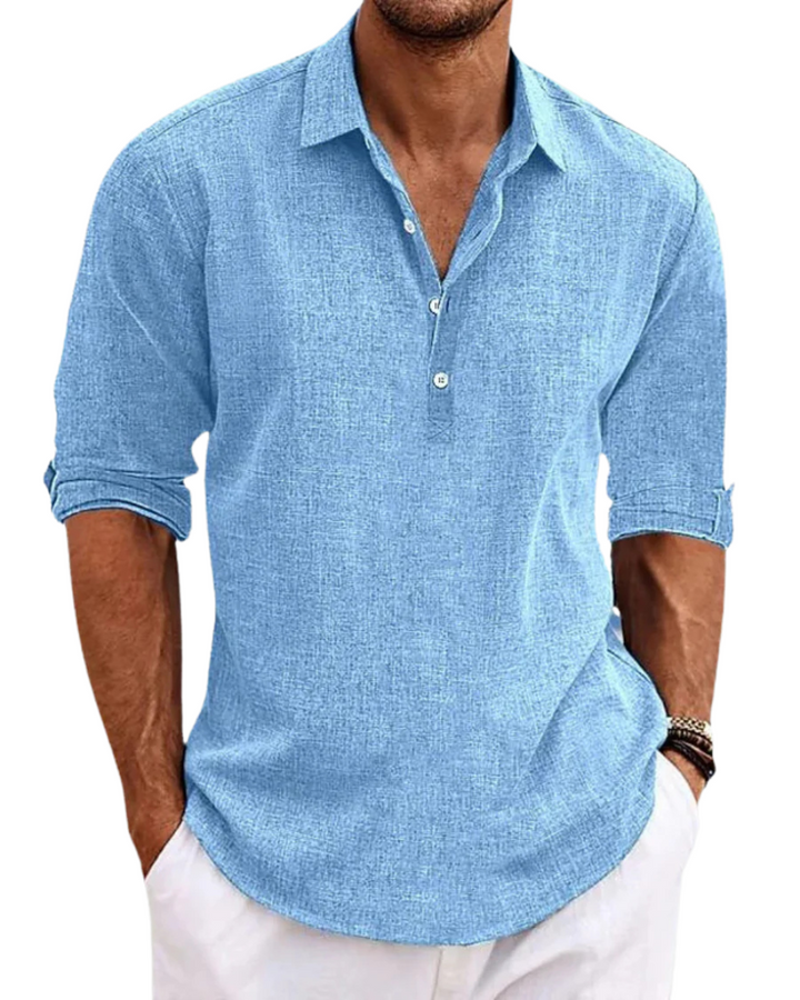 PHILIP | REFINED BUTTON-FRONT CLASSIC SHIRT