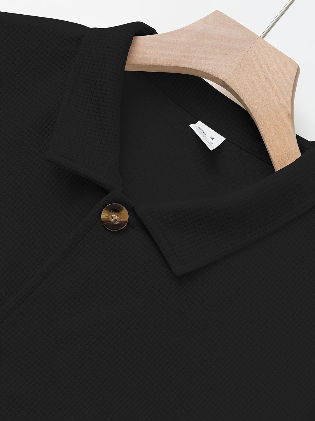 SILAS | TEXTURED BUTTON-FRONT OVERSHIRT JACKET