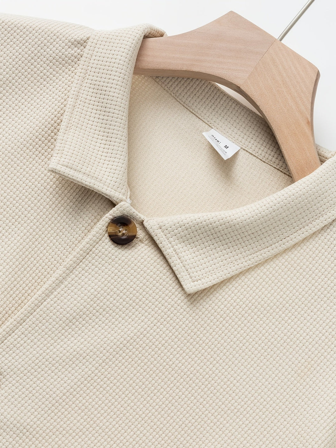 SILAS | TEXTURED BUTTON-FRONT OVERSHIRT JACKET