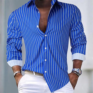 LOUIS | STRIPED BUTTON-UP SHIRT