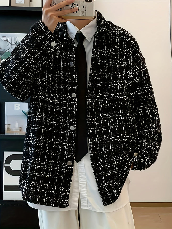 WINSTON | REFINED PLAID SHIRT JACKET