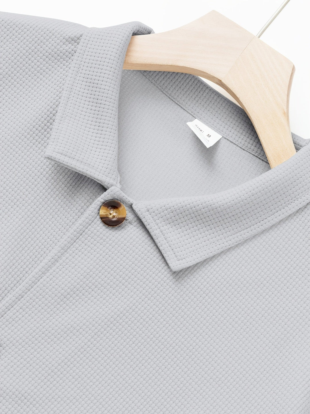 SILAS | TEXTURED BUTTON-FRONT OVERSHIRT JACKET
