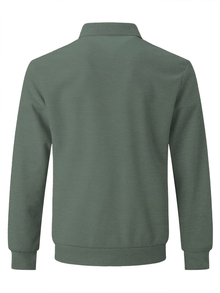 SILAS | TEXTURED BUTTON-FRONT OVERSHIRT JACKET
