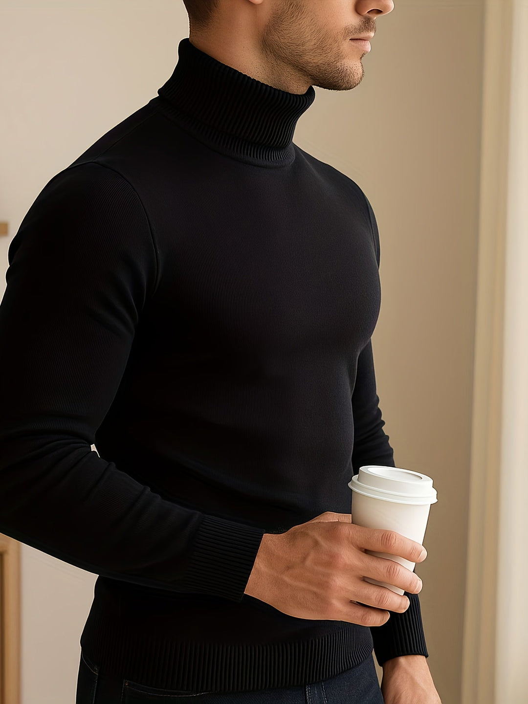 GIDEON | CLASSIC HIGH-NECK SWEATER