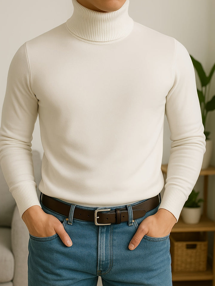 GIDEON | CLASSIC HIGH-NECK SWEATER