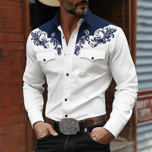 WYATT | WESTERN PRINT BUTTON-UP SHIRT