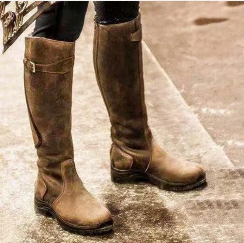 Vanessa | Sleek Tall Riding-Inspired Boots