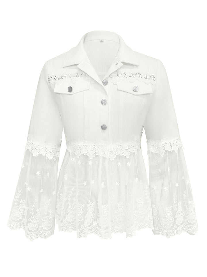 Willow | Lace-Panel Jacket