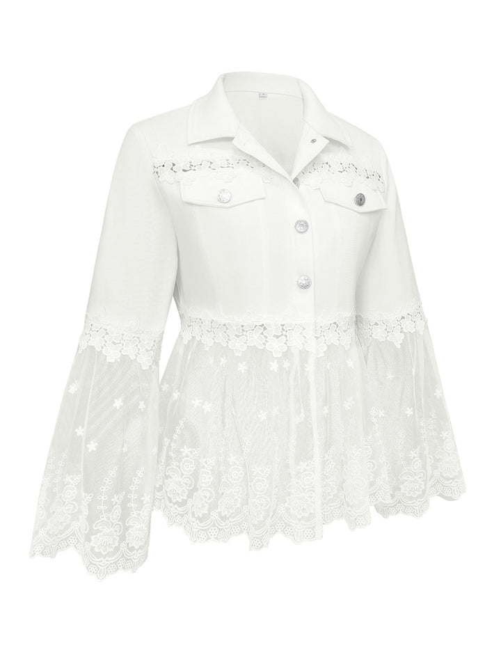 Willow | Lace-Panel Jacket