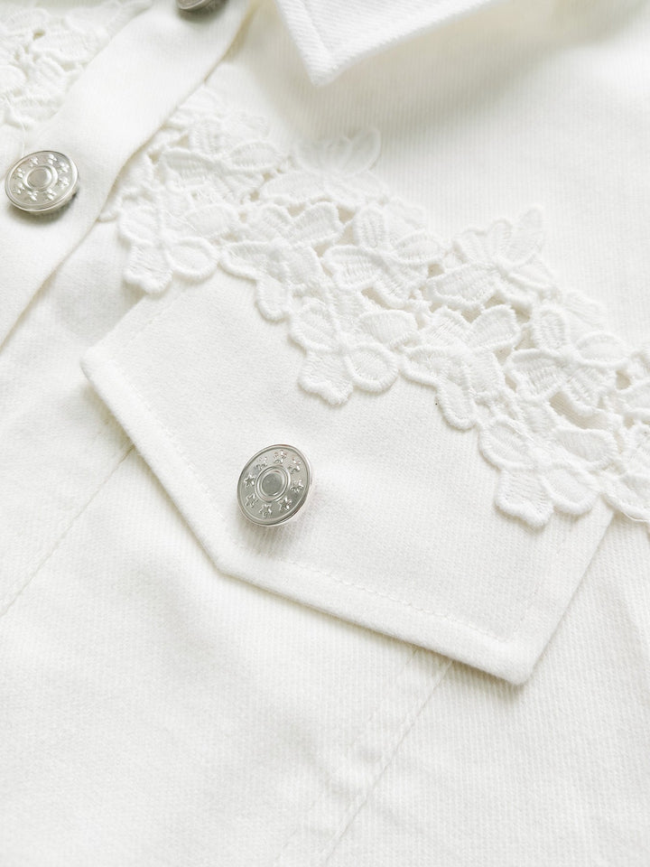 Willow | Lace-Panel Jacket