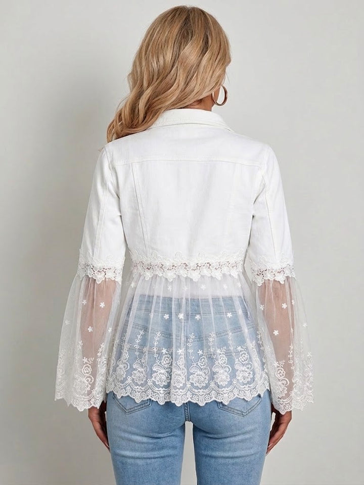 Willow | Lace-Panel Jacket