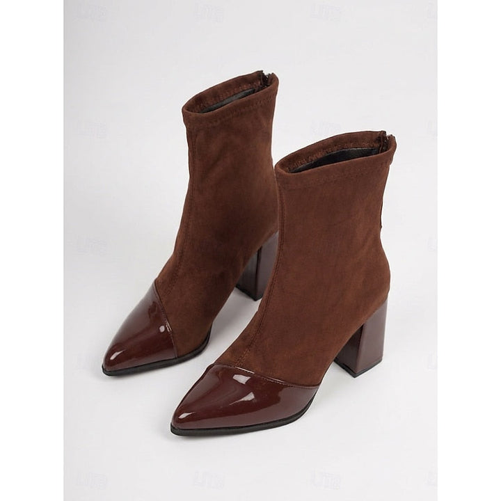 Silvia | Sleek Cap-Toe Ankle Boots