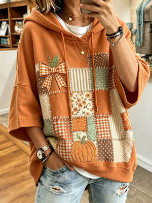 EMILY | AUTUMN PRINT OVERSIZED HOODIE