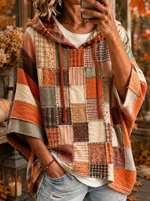 SCARLETT | ARTISTIC PATCHWORK OVERSIZED HOODIE