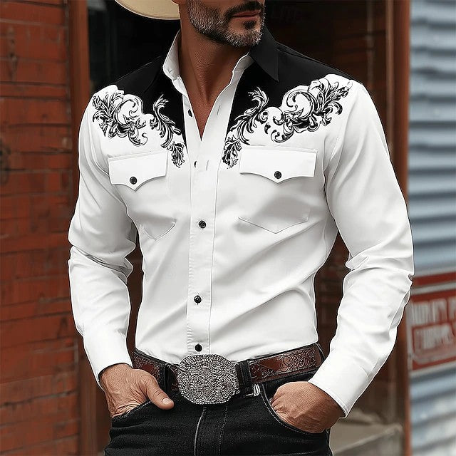 WYATT | WESTERN PRINT BUTTON-UP SHIRT