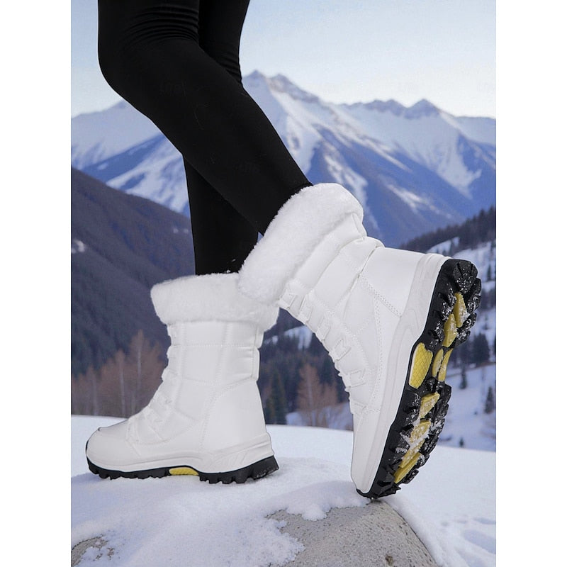 Sonia | Cozy Fur-Trimmed Winter Boots