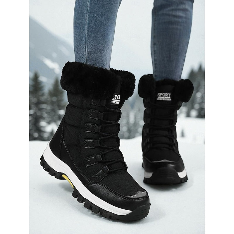 Sonia | Cozy Fur-Trimmed Winter Boots