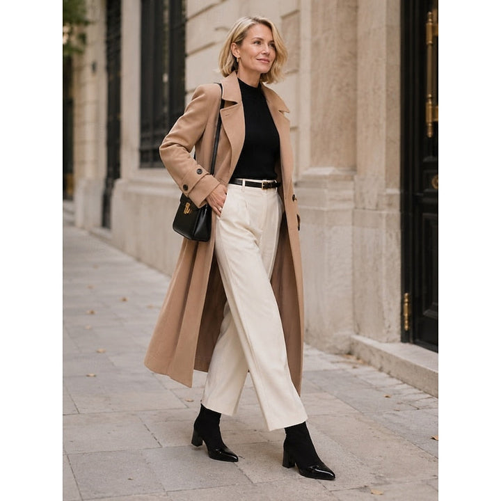 Silvia | Sleek Cap-Toe Ankle Boots