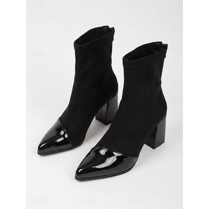 Silvia | Sleek Cap-Toe Ankle Boots