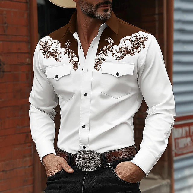 WYATT | WESTERN PRINT BUTTON-UP SHIRT